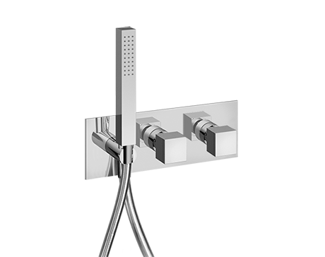 THERMO.LINE Miscelatore termostatico doccia incasso 2 uscite con deviatore e kit doccia  - Bagno Italiano