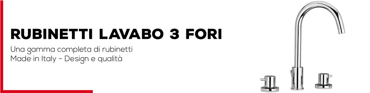 Rubinetti Lavabo 3 Fori - Bagno Italiano