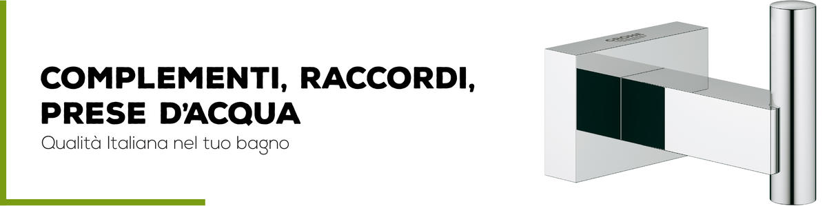 Complementi, Raccordi, Prese d'Acqua - Bagno Italiano