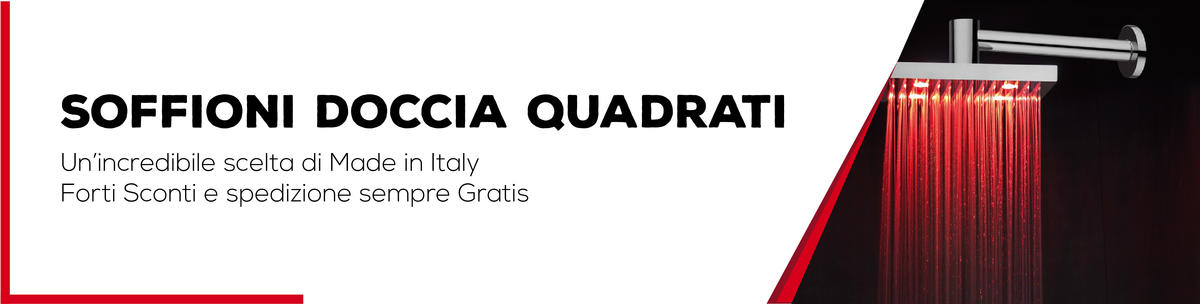 Soffioni Doccia Quadrati - Bagno Italiano