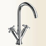 YUPPY Monoforo per lavello con canna alta girevole - Bagno Italiano