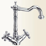 PAPIRO 908 monoforo per lavabo con canna antica - Bagno Italiano