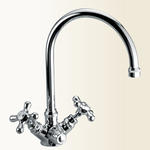 CLASSICI CUCINA 1009 monoforo per lavello con a "Ponte" girevole  - Bagno Italiano