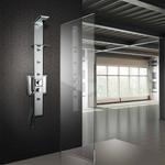 PRISMA pannello doccia in alluminio anodizzato e abs h.140 cm - Bagno Italiano