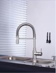 DUNA MOLLONE miscelatore lavello con doccia estraibile in acciaio inox - Bagno Italiano