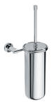 DECO' Portascopino a parete con bossolo cromo - Bagno Italiano