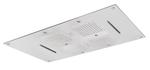Soffione cromoterapia da incasso in acciaio inox 3 getti 6 led 850x540 con pulsantiera - Bagno Italiano