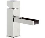 CUBE WATERFALL monocomando lavabo con bocca a cascata senza scarico - Bagno Italiano