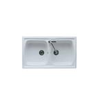 GENIUS 2V lavello incasso 86x50 - Bagno Italiano