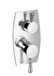 BETTY Miscelatore per doccia ad incasso con deviatore a 3 uscite - Bagno Italiano