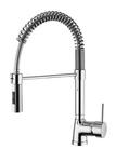 LINEA CUCINA 1064BIS Miscelatore per lavello con molla e doccetta doppio getto - Bagno Italiano