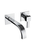 PRETTY Monocomando lavabo a muro due parti canna mm 160 - Bagno Italiano
