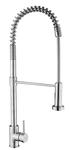 FRIDA Monocomando lavello alto con molla in acciaio inox AISI 304 - Bagno Italiano