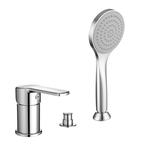 YUMA Batteria monocomando bordo vasca con deviatore e doccetta - Bagno Italiano