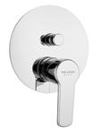 YUMA Monocomando doccia incasso con deviatore guarnizione non visibile - Bagno Italiano