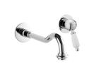 NEW OLD Monocomando lavabo a muro con canna mm 200 - Bagno Italiano