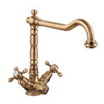 OLD FASHION Monoforo lavello cucina a tre vie - Bagno Italiano