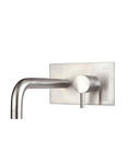 XONI miscelatore lavabo a parete in acciaio inox - Bagno Italiano
