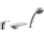 MINI Batteria bordo vasca con bocca a cascata e doccia estraibile - Bagno Italiano