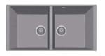 ELEGANCE 86.20ST Lavandino cucina a due vasche installazione sotto-top - Bagno Italiano