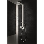 GEMMA PLUS pannello doccia  in alluminio con soffione in acciaio inox - Bagno Italiano