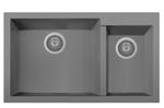 ONE 86.20ST Lavandino cucina a due vasche installazione sotto-top - Bagno Italiano