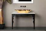 SHELL lavabo d'appoggio black&gold - Bagno Italiano