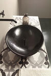 AFYA lavabo d'appoggio pitone nero - Bagno Italiano