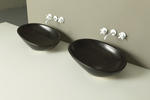 BIKO lavabo d'appoggio pitone nero - Bagno Italiano