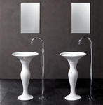 FORMOSA Lavabo freestanding tondo su colonna - Bagno Italiano