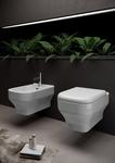 SYNTHESIS Vaso + Bidet sospeso - Bagno Italiano
