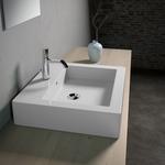 VESNA lavabo da appoggio/sospeso 53 x 48.5 cm - Bagno Italiano