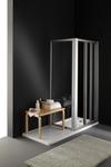LAUNDRY Piatto doccia acrilico con piano lavanderia 170x70 con piletta finitura bianco - Bagno Italiano