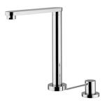 HI-TECH 334 rubinetto monocomando lavello sottofinestra con canna abbattibile  - Bagno Italiano
