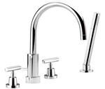 TILLY Batteria bordo vasca quattro fori  - Bagno Italiano