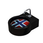 TURN lavabo d'appoggio nero + piastra Norvegia - Bagno Italiano