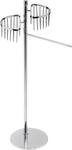 MT Piantana in ottone cromato con due griglie semicircolari + porta salviette - Bagno Italiano