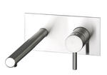 DMB Miscelatore lavabo incasso orizzontale inox 316L bocca cm 21 - Bagno Italiano