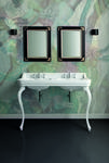 VENICE lavabo consolle doppio bacino 125 cm. + coppia gambe VENICE - Bagno Italiano