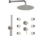 TOKYO STEEL SSTX616ZP7820 Set doccia completo in acciaio inox - Bagno Italiano