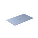 FOLIA Piatto doccia ceramica rettangolare cm. 120x70 finitura grigio mat altezza 3cm - Bagno Italiano