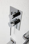 CHET Monocomando doccia incasso tre uscite - Bagno Italiano