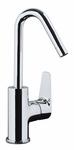 LINE monocomando lavabo leva laterale con scarico a pressione - Bagno Italiano