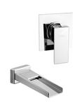 SLIM gruppo lavabo a parete bocca a cascata - Bagno Italiano