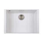 ONE 56.10ST Lavello cucina ad una vasca installazione sotto-top - Bagno Italiano