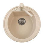 HARMONY 51.10 Lavello cucina tondo con foro per rubinetto - Bagno Italiano