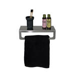 EDEN  mensola portasalviette in acciaio inox L. 40 H.9 P.12cm  - Bagno Italiano