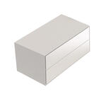 CORE  contenitore bagno sospeso cm.90 con due cassetti finitura bianco mat - Bagno Italiano