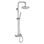  colonna doccia completa di doccetta anticalcare , flessibile e soffione  finitura cromo - Bagno Italiano