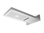  Soffione a parete in acciaio inox pioggia + cascata e cromoterapia - Bagno Italiano